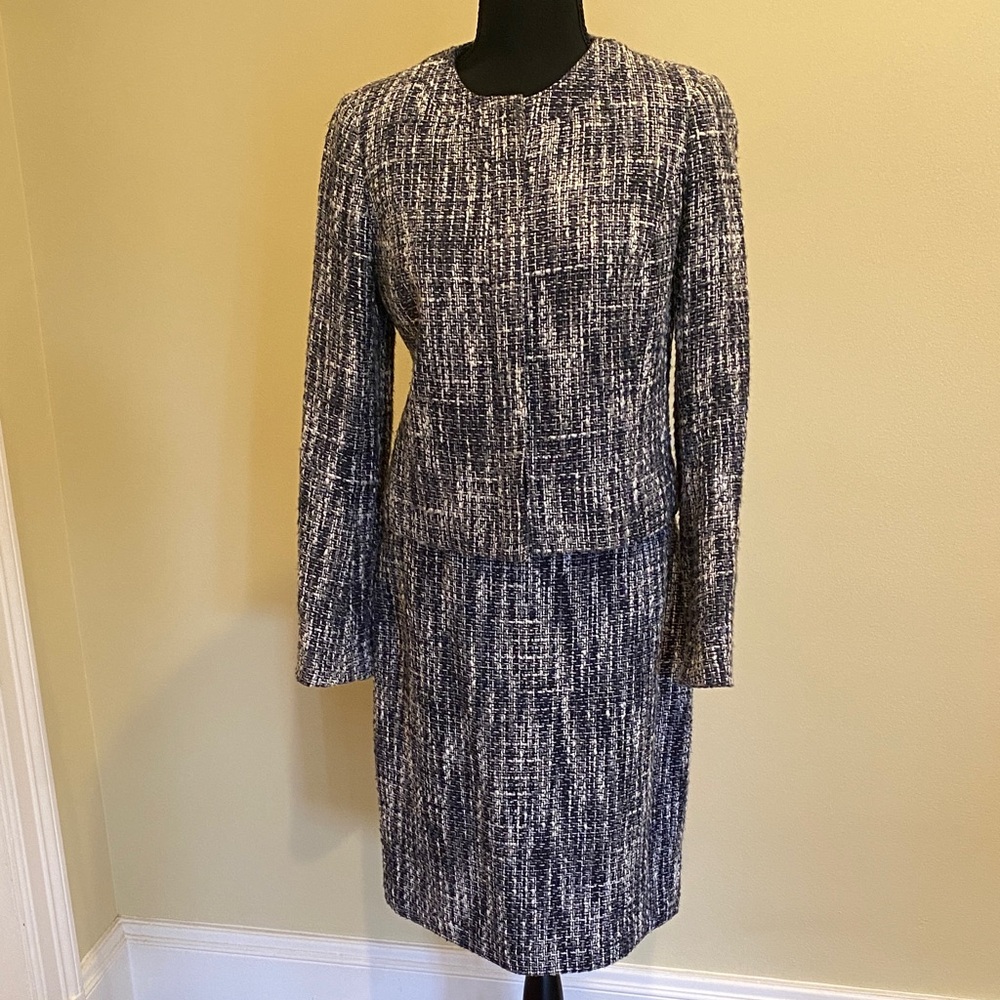 Brooks Brothers Blue and White Women's Suit